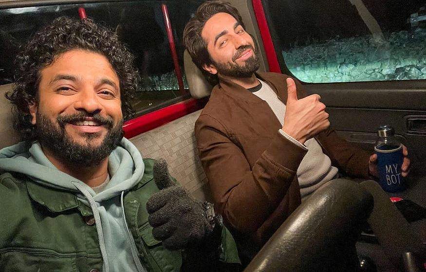 ആയുഷ്മാൻ ഖുറാനയ്ക്കൊപ്പം നീരജ് മാധവ്; സന്തോഷ വാർത്ത പങ്കുവച്ച് താരം