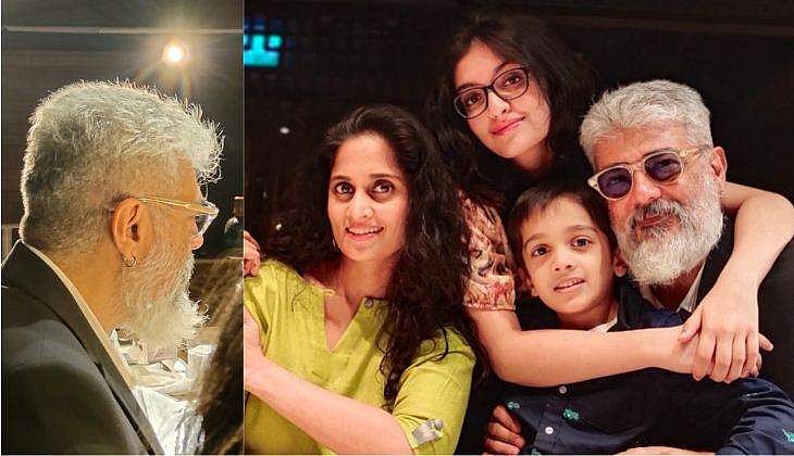 വെളുത്ത താടി നീട്ടി അജിത്ത്, ശാലിനിക്കും മക്കള്‍ക്കുമൊപ്പമുള്ള ചിത്രം പുറത്ത്; വൈറല്‍