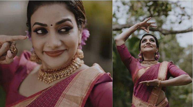 ദ്വാദശിയിൽ പാടി നൃത്തം ചെയ്യുന്ന റിമി ടോമി; സാരിയിൽ അതിമനോഹരി; വിഡിയോ വൈറൽ