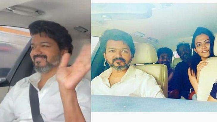 റോൾഡ് റോയിസ് ഓടിച്ച് വിജയ്, ഇത് അപർണാ ദാസിനുള്ള പിറന്നാൾ സമ്മാനം; വിഡിയോ
