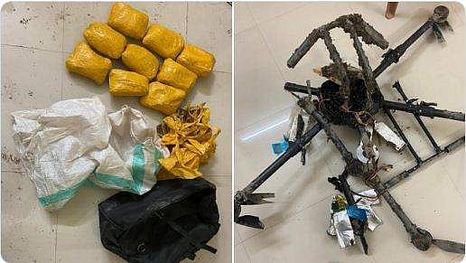 മയക്കുമരുന്ന് കടത്താന്‍ ശ്രമം; പാക് ഡ്രോണ്‍ അതിര്‍ത്തിയില്‍ ബിഎസ്എഫ് വെടിവെച്ചിട്ടു