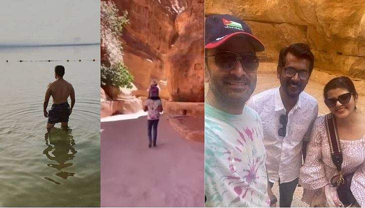 ചാവുകടലിലെ സൂര്യാസ്തമയം, മകളെ തോളിലേറ്റി ജോർദാനിലൂടെ പൃഥ്വിരാജ്; വിഡിയോ വൈറൽ