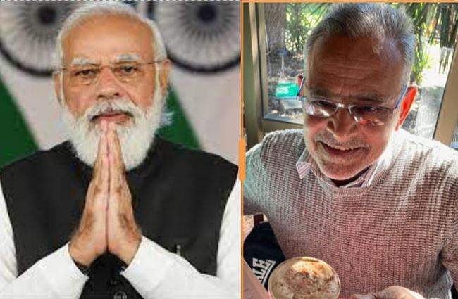മോദിയുടെ മുസ്ലീം സുഹൃത്ത് ഇവിടെയുണ്ട്; മകനൊപ്പം