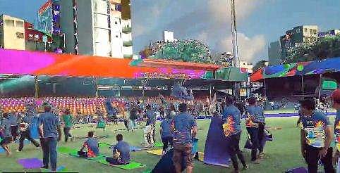 മാലിദ്വീപില്‍ ഇന്ത്യന്‍ സമൂഹത്തിന്റെ യോ​ഗ പരിപാടിക്കിടെ ആക്രമണം; അടിച്ചോടിച്ച് പ്രതിഷേധക്കാർ; നിരവധി പേർക്ക് പരിക്ക്
