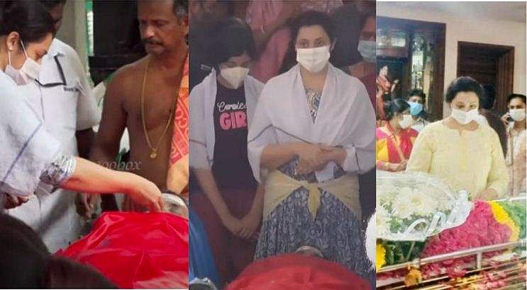 നെഞ്ചുപൊട്ടി മീനയും മകളും, വിദ്യാസാ​ഗറിന് യാത്രാമൊഴി; അന്ത്യാഞ്ജലി അർപ്പിച്ച് പ്രമുഖർ; വിഡിയോ