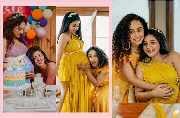 "ഇതുപോലൊരു ചിത്രം വളരെ കാലത്തെ ആ​ഗ്രഹമാണ്"; അനിയത്തിക്ക് ബേബി ഷവർ ഒരുക്കി പേളി മാണി, ചിത്രങ്ങൾ 