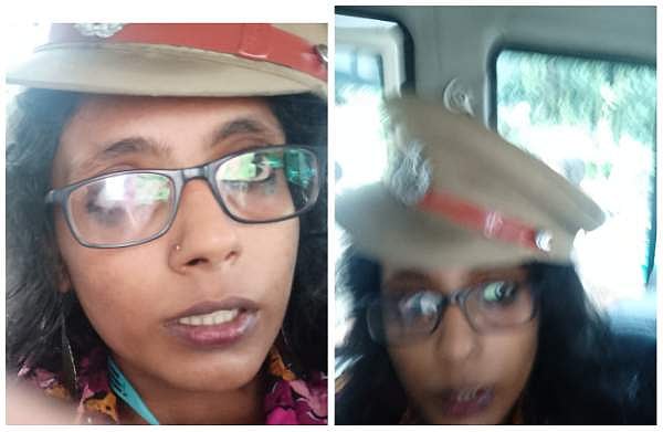 'കെ കെ രമ സിന്ദാബാദ്';  ഫിലിം ഫെസ്റ്റിവല്‍ വേദിയില്‍ സംവിധായകയുടെ പ്രതിഷേധം, അറസ്റ്റ്, എസ്‌ഐയുടെ തൊപ്പിവച്ച് സെല്‍ഫി