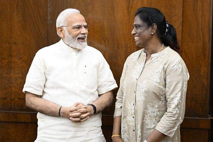 ഹിന്ദിയില്‍ സത്യവാചകം ചൊല്ലി പി ടി ഉഷ; പാര്‍ലമെന്റില്‍ കണ്ടതില്‍ സന്തോഷമുണ്ടെന്ന് മോദി; വീഡിയോ