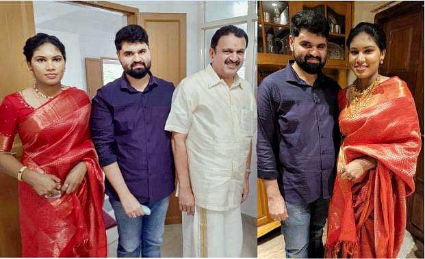 കെ മുരളീധരന്റെ മകൻ ശബരിനാഥ് വിവാഹിതനായി; വധു സോണിയ