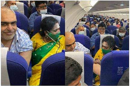 ഗവര്‍ണര്‍ 'ഡോക്ടറായി'; വിമാനത്തില്‍ സഹയാത്രികന് അടിയന്തര വൈദ്യസഹായം; അഭിനന്ദനം