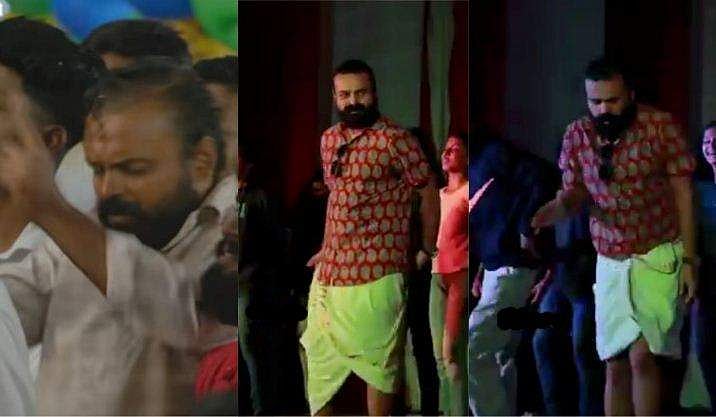 ഉത്സവപറമ്പിലെ ‘പാമ്പ്’ ഡാൻസ് കോളജിൽ; വിദ്യാർത്ഥികളെ കയ്യിലെടുത്ത് ചാക്കോച്ചൻ, വിഡിയോ 