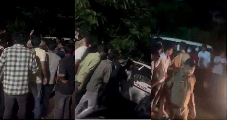 വിദ്യാർഥിനികളോട് മോശമായി പെരുമാറിയ ആളെ വിട്ടയച്ചു; പൊലീസും വിദ്യാർത്ഥികളും തമ്മിൽ സംഘർഷം; വിഡിയോ