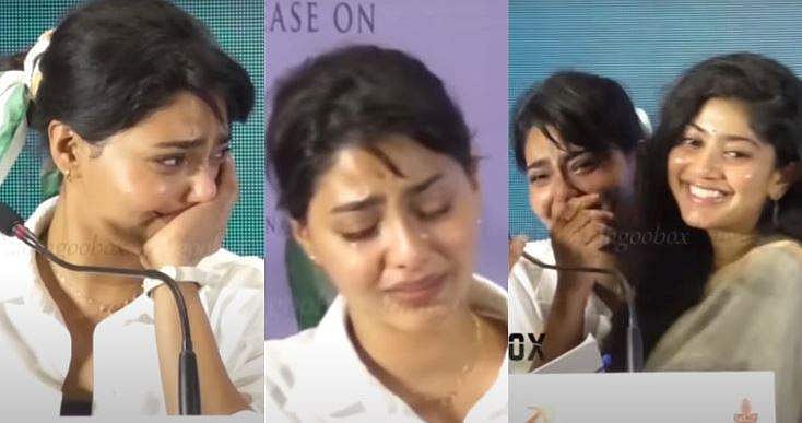 വേദിയിൽ പൊട്ടിക്കരഞ്ഞ് ഐശ്വര്യ ലക്ഷ്മി, ചേർത്തുപിടിച്ച് ആശ്വസിപ്പിച്ച് സായി പല്ലവി; വിഡിയോ