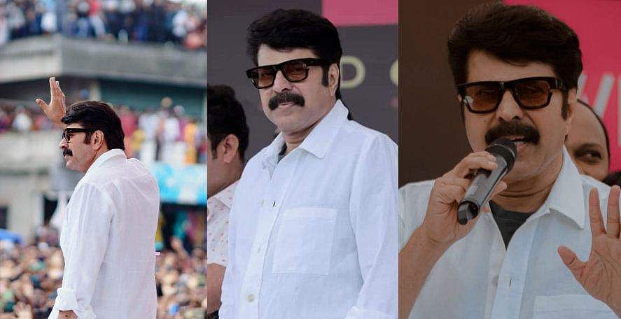 മമ്മൂട്ടിയെ കാണാൻ റോഡ് ബ്ലോക്കാക്കി ആരാധകർ; 'ഈ പരിപാടി തീർത്ത് ഞാൻ പെട്ടെന്ന് പോകും', ഇടപെട്ട് താരം; വിഡിയോ