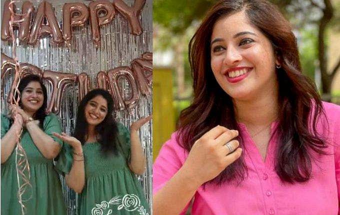 ഇരട്ട സഹോദരിക്കൊപ്പം ജന്മദിനാഘോഷം; വിഡിയോ പങ്കുവച്ച് നടി ഐമ റോസ്മി