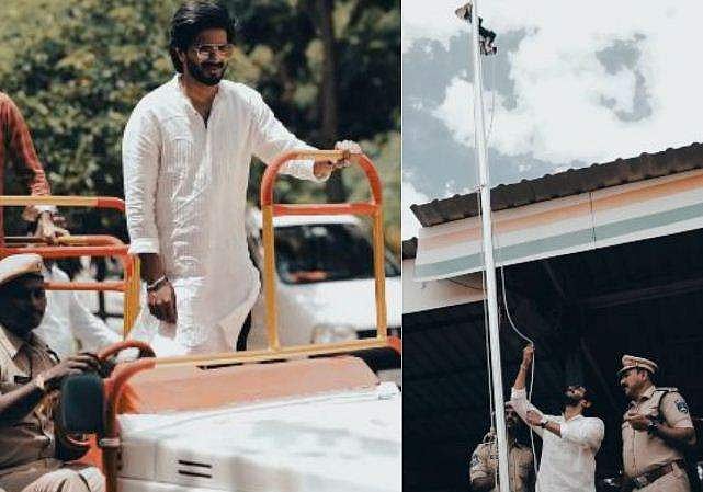 ഓപ്പൺ ജീപ്പിൽ സ്റ്റൈലായി ദുൽഖർ; സൈബറാബാദ് പൊലീസിൻ്റെ പ്രത്യേക അതിഥിയായി താരം 