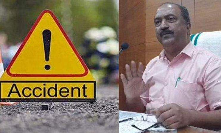 സൂര്യകാന്തിപ്പാടം കണ്ടു മടങ്ങുമ്പോൾ അപകടം; മന്ത്രി കെ എൻ ബാലഗോപാലിന്റെ പേഴ്‌സണൽ സ്റ്റാഫ് അംഗങ്ങൾക്ക് പരിക്ക് 