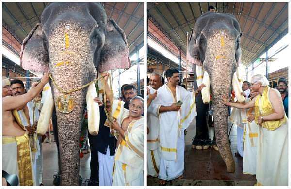 ഇന്ദ്ര സെന്നിന് സ്നേഹമുദ്രയായി ഗുരുവായൂരപ്പന്റെ പതക്കം
