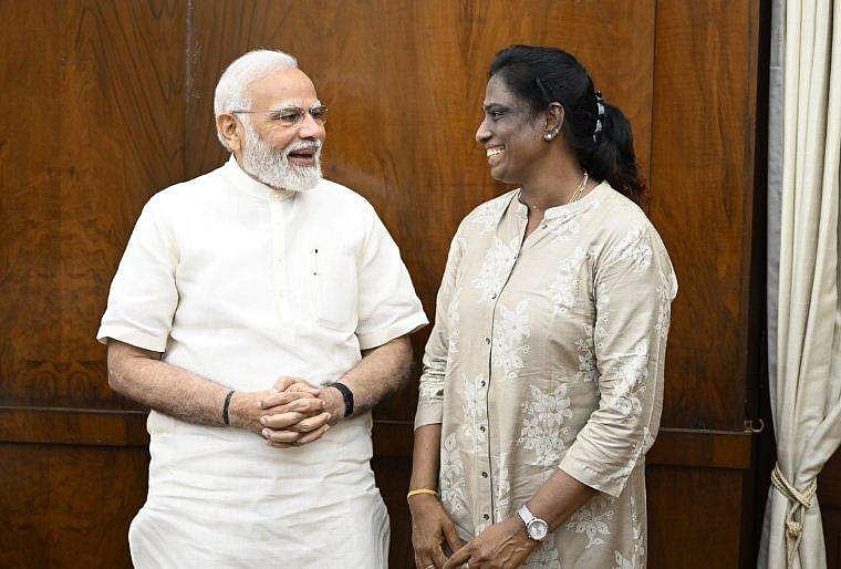 മോദിയുടെ പിറന്നാൾ ദിനത്തിൽ ​ഗുരുവായൂരിൽ പിടി ഉഷയുടെ വഴിപാട്