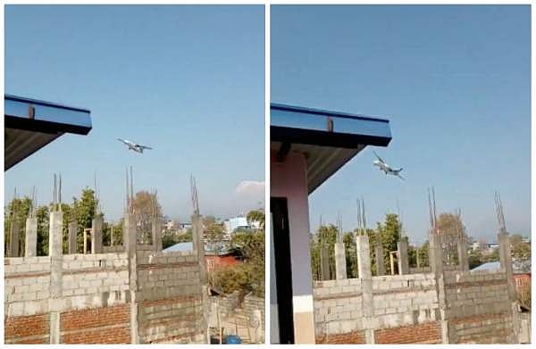 നിയന്ത്രണം നഷ്ടമായി മലക്കം മറിഞ്ഞു; നേപ്പാള്‍ വിമാനം തകര്‍ന്നു വീഴുന്നതിന് തൊട്ടുമുന്‍പുള്ള ദൃശ്യം പുറത്ത്