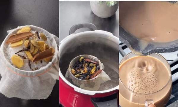 ഒരു മസാല ചായ ഉണ്ടാക്കാൻ ഇത്രയും തള്ള് വേണോ? പരിഹസിച്ച് സോഷ്യൽ മീഡിയ; വീഡിയോ