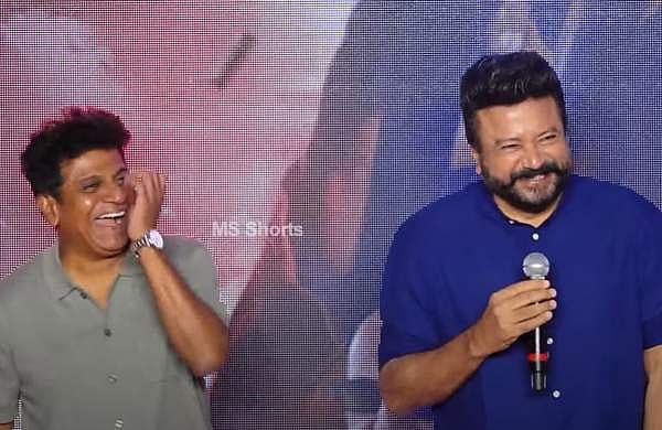 മുംബൈയിൽ പ്രഭുവിനെ അനുകരിച്ച് ജയറാം; പൊട്ടിച്ചിരിച്ച് ശിവരാജ്‌കുമാർ