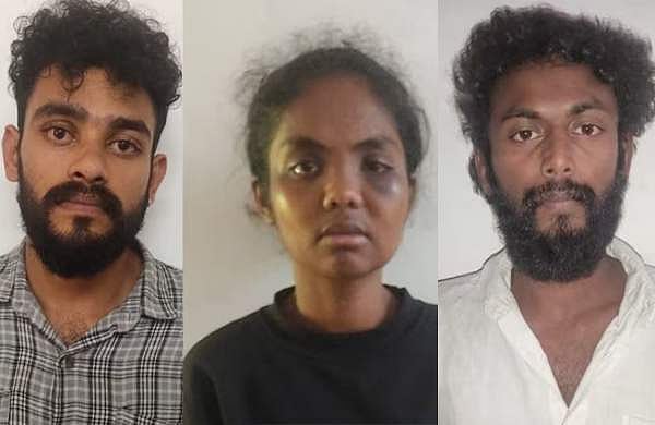 പുലർച്ചെ ഡോക്ടറുടെ മുറിയിലെത്തി വടിവാൾ കാണിച്ച് ഭീഷണിപ്പെടുത്തി, കവർച്ച; യുവതിയടക്കം മൂന്ന് പേർ അറസ്റ്റിൽ