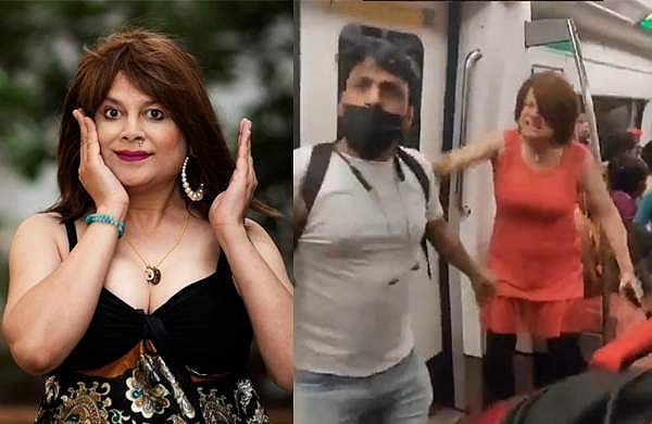 മെട്രോ യാത്രയ്ക്കിടെ സഹയാത്രികനെ മർദിച്ച് നടി, വൈറലായി വിഡിയോ