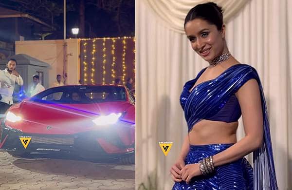 ലംബോര്ഗിനി ഓടിച്ച് ദീപാവലി ആഘോഷത്തിനെത്തി ശ്രദ്ധ കപൂര്: ബോസ് ലേഡി എന്ന് ആരാധകര്