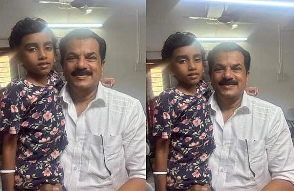 'അവൾ എന്നെ നോക്കി ചിരിച്ചു'; അബി​ഗേലിനെ എടുത്തു പിടിച്ച് മുകേഷ് 