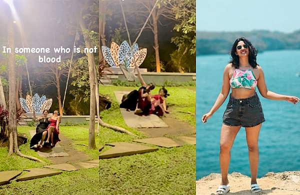 കൂട്ടുകാരിക്കൊപ്പമുള്ള ഊഞ്ഞാലാട്ടം പിഴച്ചു, തെറിച്ച് താഴേക്ക്: രസകരമായ വിഡിയോയുമായി നൈല ഉഷ