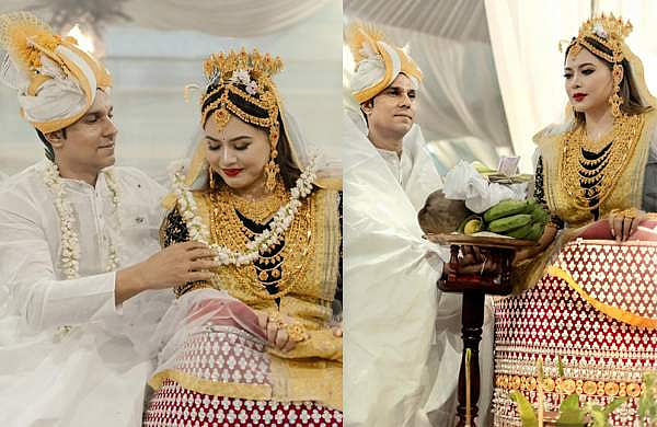 മണിപ്പൂരി വരനായി രണ്‍ദീപ് ഹൂഡ, കാമുകി ലിന്‍ ലൈഷ്രാമിനെ താലി ചാര്‍ത്തി താരം
