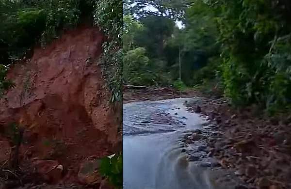 ഇടുക്കിയില്‍ ഉരുള്‍പൊട്ടല്‍; വ്യാപക കൃഷിനാശം; റോഡുകള്‍ തകര്‍ന്നു