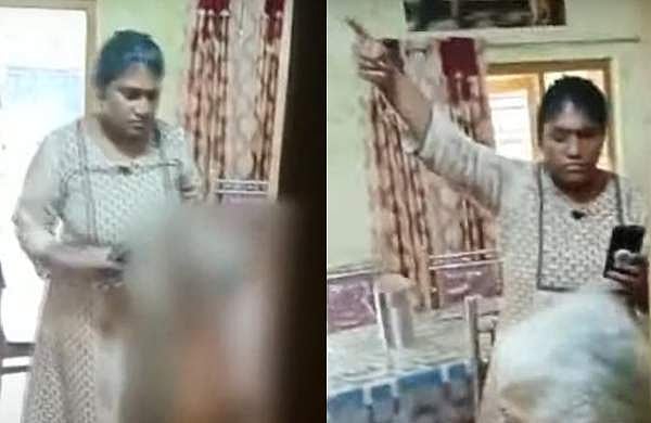 വയോധികയായ അമ്മയെ കസരേയില്‍ നിന്ന് വലിച്ചിട്ടു;  വീഡിയോ വൈറല്‍; അധ്യാപികയായ മരുമകള്‍ അറസ്റ്റില്‍