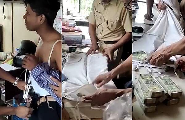 വാളയാറിൽ വീണ്ടും കുഴൽപ്പണ വേട്ട; ഉള്ളിലെ ബനിയൻ 'മണി ബാ​ഗ്' ആയി, കടത്താൻ ശ്രമിച്ചത് 26 ലക്ഷം