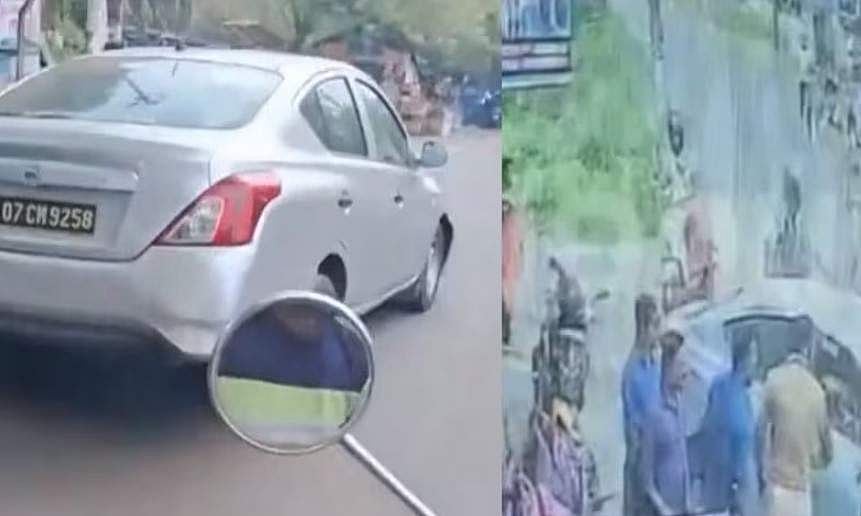 മദ്യലഹരിയില്‍ കാറോടിച്ചു; യുവാവ് ഇടിച്ചുതെറിപ്പിച്ചത് പത്തുവാഹനങ്ങള്‍; വീഡിയോ വൈറല്‍; യുവാവ് കസ്റ്റഡിയില്‍