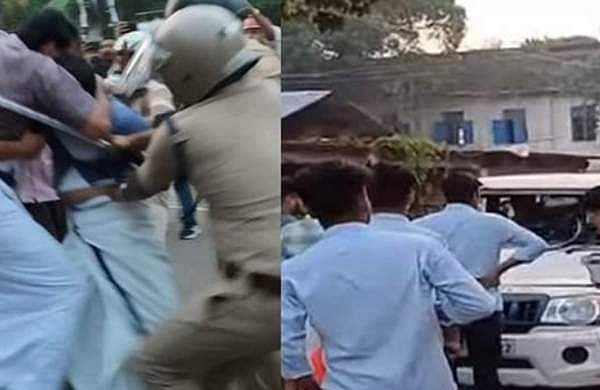 ചാലക്കുടിയില്‍ പൊലീസ് ജീപ്പ് അടിച്ചു തകര്‍ത്ത സംഭവം; നാല് പേരുടെ അറസ്റ്റ് രേഖപ്പെടുത്തി 