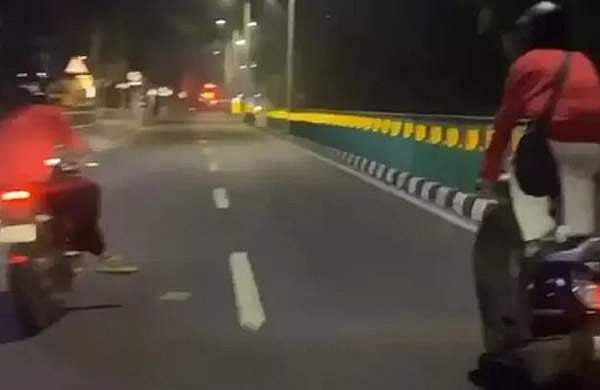 ബൈക്കില്‍ അഭ്യാസ പ്രകടനം; മൂന്ന് യുവാക്കളുടെ ലൈസന്‍സ് റദ്ദാക്കി