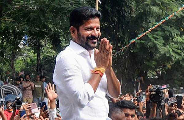 തെലങ്കാന മുഖ്യമന്ത്രിയായി രേവന്ത് റെഡ്ഡി ഇന്ന് അധികാരമേല്‍ക്കും