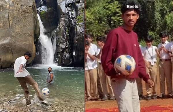 പന്തടിച്ച് റെക്കോർഡിലേക്ക്; മലപ്പുറത്തുകാരൻ റിസ്‌വാന്റെ റീൽ ഇതുവരെ കണ്ടത് 36.7 കോടി ആളുകൾ