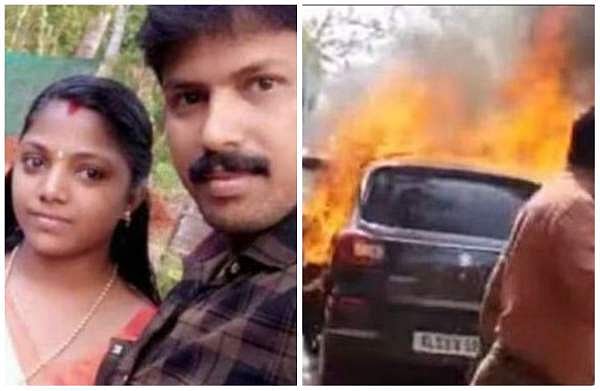 വണ്ടിയിൽ സൂക്ഷിച്ചിരുന്നത് കുടിവെള്ളമെന്ന് റീഷയുടെ അച്ഛൻ; പെട്രോൾ കുപ്പികൾ കണ്ടെത്തിയെന്ന വാർത്ത തള്ളി ഫോറൻസിക് വിഭാ​ഗം