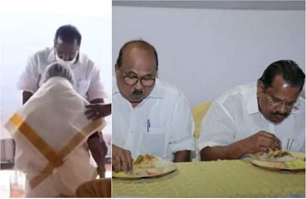 സിപിഎം ജാഥയില്‍ പങ്കെടുക്കാത്ത ഇപി ജയരാജന്‍ ദല്ലാള്‍ നന്ദകുമാറിന്റെ വീട്ടില്‍; ഒപ്പം കെ വി തോമസും, വിവാദം
