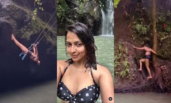 'ഇതൊക്കെ നിസാരം', ആരാധകരെ ഞെട്ടിച്ച് അമല പോൾ - വിഡിയോ