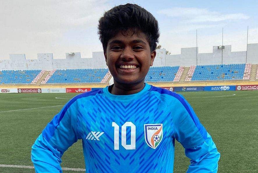 ഗോളുകള്‍ അടിച്ചുകൂട്ടി മലയാളി താരം ഷില്‍ജി ഷാജി; ജോര്‍ദാനെ വീണ്ടും തകര്‍ത്തെറിഞ്ഞ് ഇന്ത്യന്‍ പെണ്‍കുട്ടികള്‍