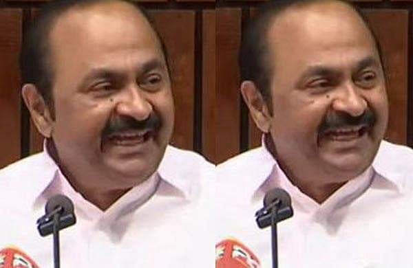 'മരുമകന്‍ എത്ര പിആര്‍ വര്‍ക്കു നടത്തിയിട്ടും സ്പീക്കറോടൊപ്പം എത്തുന്നില്ല, പരിഹാസപാത്രമാക്കാന്‍ കുടുംബ അജന്‍ഡ'