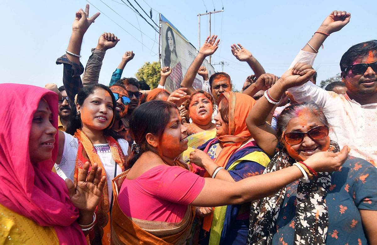 ത്രിപുരയില്‍ താമരത്തിളക്കം, നാഗാലാന്‍ഡിലും തുടര്‍ഭരണം ഉറപ്പിച്ച് ബിജെപി; മേഘാലയയില്‍ എന്‍പിപി വലിയ ഒറ്റകക്ഷി