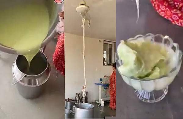 'ഫ്രീസർ വേണ്ട ഫാൻ മതി', കിടിലൻ ഹോം മേയ്‌‍ഡ് ഐസ്ക്രീം റെഡി; വിഡിയോ