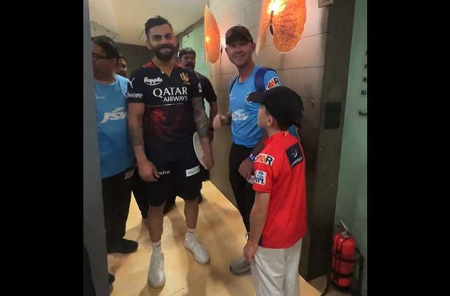 'ഒറ്റ ഫ്രെയിമില്‍... 146 സെഞ്ച്വറികള്‍!'- ക്രിക്കറ്റ് ഡോണിനെ കിങ് കണ്ടപ്പോൾ (വീഡിയോ)