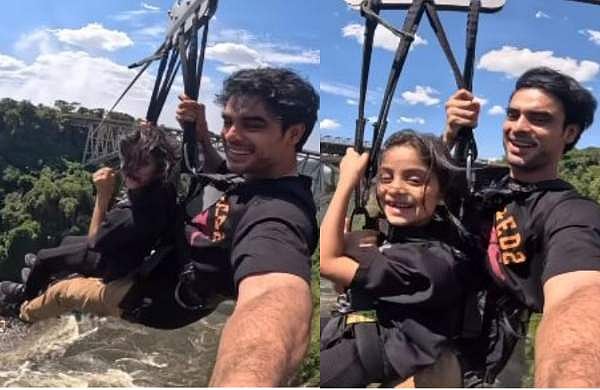 'അച്ഛനുള്ളപ്പോൾ എന്തിനാണ് പേടി'; ചിരിച്ച് ആസ്വദിച്ച് ഇസയുടെ സാഹസിക യാത്ര, മകളോടുള്ള സ്നേഹം പറഞ്ഞ് ടൊവിനോ; വിഡിയോ