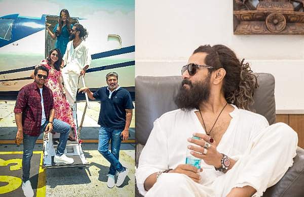 താടിയും മുടിയും നീട്ടി കൂൾ ലുക്കിൽ വിക്രം; വൈറലായി വിഡിയോ